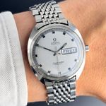 Omega Seamaster 166.036 (1969) - Zilver wijzerplaat 35mm Staal (2/8)