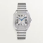 Cartier Santos W4SA0005 (2023) - Zilver wijzerplaat 35mm Staal (1/1)