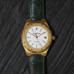 Audemars Piguet Royal Oak 14800BA (1993) - Wit wijzerplaat 36mm Geelgoud (2/8)