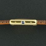 Cartier Tank 2415 (1990) - Red dial 20 mm Silver case (5/8)