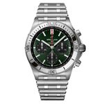 Breitling Chronomat 42 AB0134101L2A1 (2024) - Groen wijzerplaat Onbekend Staal (1/1)