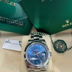 Rolex Datejust 41 126334 (2021) - Blauw wijzerplaat 41mm Staal (1/8)