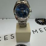 Rolex Datejust 41 126334 (2021) - Blauw wijzerplaat 41mm Staal (3/8)