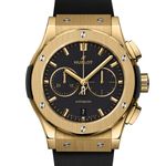 Hublot Classic Fusion Chronograph 541.VX.1130.RX (2024) - Black dial 42 mm Yellow Gold case (4/6)