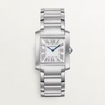 Cartier Tank Française WSTA0074 (2023) - Silver dial 27 mm Steel case (1/1)