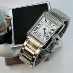 Cartier Tank WSTA0051 (2023) - Zilver wijzerplaat 30mm Staal (8/8)