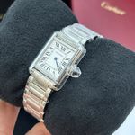 Cartier Tank WSTA0051 (2023) - Zilver wijzerplaat 30mm Staal (4/8)