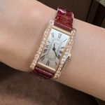 Cartier Tank Américaine WJTA0059 (2025) - Silver dial 19 mm Rose Gold case (1/3)