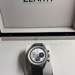 Zenith El Primero Chronomaster 03.3200.3600/69.C902 (2023) - Wit wijzerplaat 38mm Staal (6/6)
