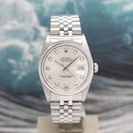 Rolex Datejust 36 16234 (2001) - Silver dial 36 mm Steel case (3/8)