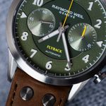Raymond Weil Freelancer 7783-TIC-05520 (2025) - Green dial 42 mm Steel case (6/7)