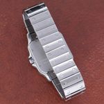 Cartier Santos Galbée 2823 (Unknown (random serial)) - Silver dial 32 mm Steel case (6/8)