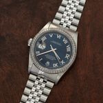 Rolex Datejust 36 16220 (2001) - Blue dial 36 mm Steel case (4/8)