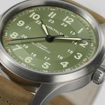 Hamilton Khaki Field H70545560 (2022) - Green dial 40 mm Steel case (2/5)