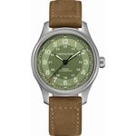 Hamilton Khaki Field H70545560 (2022) - Groen wijzerplaat 40mm Staal (1/5)