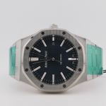 Audemars Piguet Royal Oak Selfwinding 15400ST.OO.1220ST.03.A (2017) - Blue dial 41 mm Steel case (4/6)