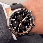 IWC Pilot Chronograph IW388309 (2025) - Black dial 41 mm Red Gold case (1/1)