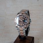 Rolex Yacht-Master 40 126621 (2023) - Brown dial 40 mm Gold/Steel case (7/8)