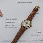 Vacheron Constantin Vintage 6111 (1955) - Zilver wijzerplaat 35mm Geelgoud (8/8)