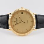 Vacheron Constantin Patrimony 47014 (1997) - Yellow dial 34 mm Yellow Gold case (3/4)