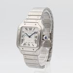 Cartier Santos WSSA0029 (2022) - Zilver wijzerplaat 35mm Staal (3/8)