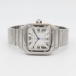 Cartier Santos WSSA0029 (2022) - Zilver wijzerplaat 35mm Staal (5/8)