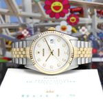 Rolex Datejust 36 16233 (2001) - Silver dial 36 mm Gold/Steel case (1/8)