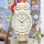 Rolex Datejust 36 16233 (2001) - Silver dial 36 mm Gold/Steel case (3/8)