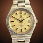 Omega Seamaster Cosmic 166.136 (1973) - Goud wijzerplaat 38mm Goud/Staal (1/8)