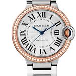 Cartier Ballon Bleu 36mm WE902081 (2021) - Zilver wijzerplaat 36mm Staal (1/1)