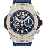 Hublot Big Bang Unico 421.NX.5170.RX (2023) - Blauw wijzerplaat 44mm Titanium (1/4)