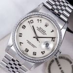 Rolex Datejust 36 16220 (1991) - Beige dial 36 mm Steel case (1/8)
