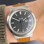 Omega Vintage 196.0058 (1973) - Grey dial 38 mm Steel case (2/8)