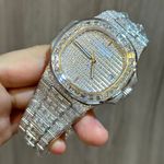 Patek Philippe Nautilus 5719/10G-010 (2024) - Zilver wijzerplaat 40mm Witgoud (3/4)