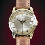 Omega Seamaster 165.009 (1962) - Wit wijzerplaat 34mm Goud/Staal (1/8)