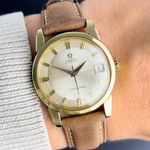 Omega Seamaster 165.009 (1962) - Wit wijzerplaat 34mm Goud/Staal (2/8)