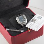 Cartier Santos WSSA0030 (2022) - Blue dial 40 mm Steel case (6/7)