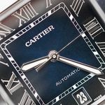 Cartier Santos WSSA0030 (2022) - Blue dial 40 mm Steel case (7/7)