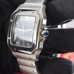 Cartier Santos WSSA0030 (2022) - Blue dial 40 mm Steel case (5/7)