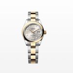 Rolex Lady-Datejust 279163 (2024) - Silver dial 28 mm Gold/Steel case (1/1)