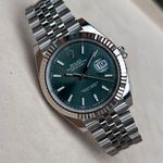 Rolex Datejust 41 126334 (2024) - Green dial 41 mm Steel case (1/8)