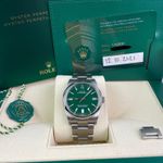 Rolex Oyster Perpetual 36 126000 (2021) - Green dial 36 mm Steel case (1/1)