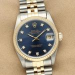 Rolex Datejust 31 68273 (1997) - Blue dial 31 mm Gold/Steel case (1/8)