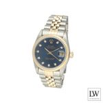 Rolex Datejust 31 68273 (1997) - Blue dial 31 mm Gold/Steel case (4/8)