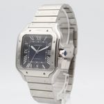 Cartier Santos WSSA0030 (2021) - Blue dial 40 mm Steel case (3/8)