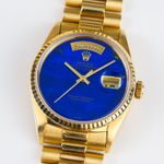 Rolex Day-Date 36 18238 (1989) - Blue dial 36 mm Yellow Gold case (1/6)