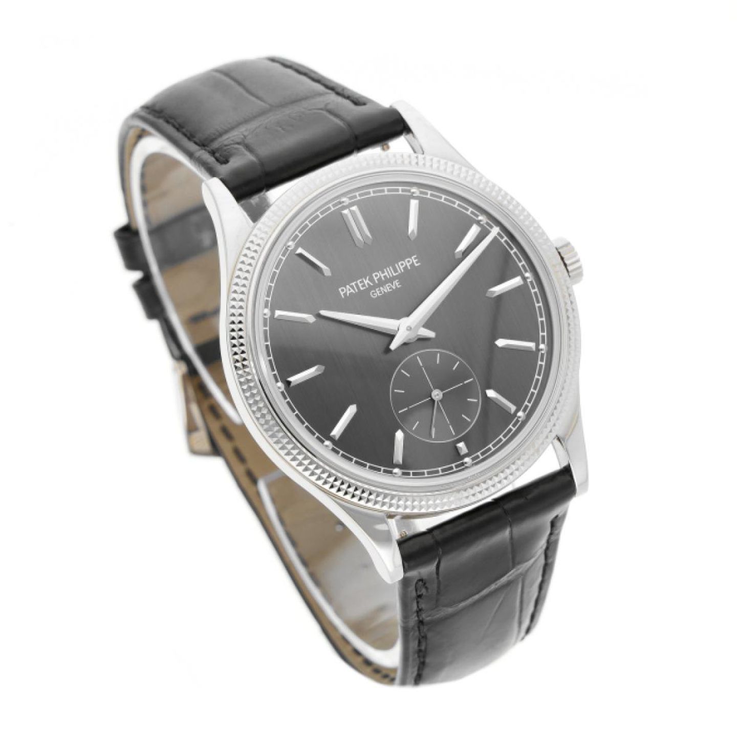 Patek Philippe Calatrava 6119G-001 (2025) - Grey dial 39 mm White Gold case (3/5)