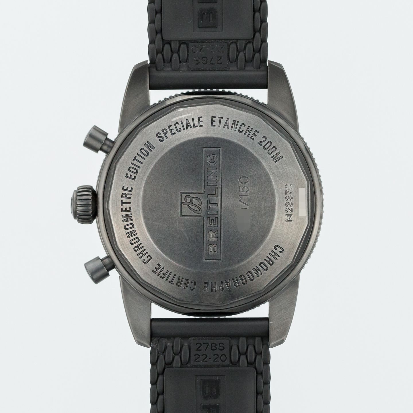 Breitling Superocean Heritage Chronograph M23370D4/BB81 (Onbekend (willekeurig serienummer)) - Zwart wijzerplaat 44mm Staal (4/6)