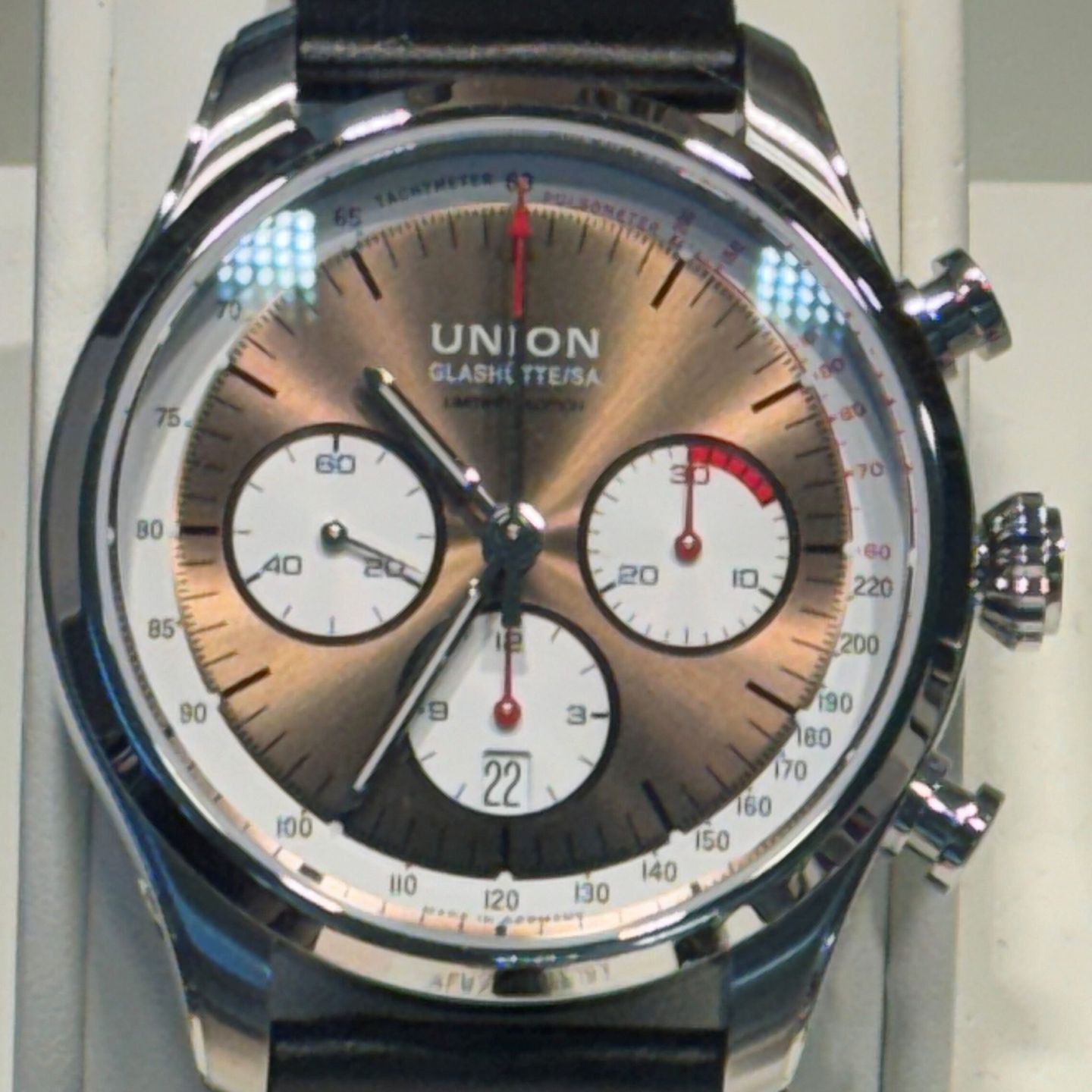 Union Glashütte Belisar Chronograph D009.427.16.290.09 (2024) - 45 mm Steel case (1/1)