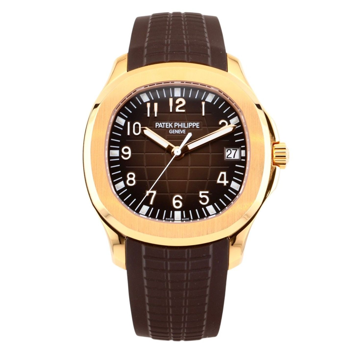 Patek Philippe Aquanaut 5167R-001 (Onbekend (willekeurig serienummer)) - Bruin wijzerplaat 40mm Roségoud (1/8)